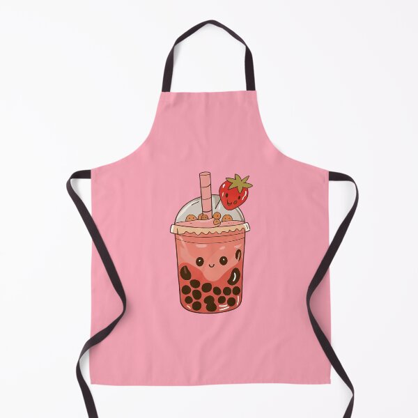 Item preview, Cute Strawberry Bubble Tea Kawaii designed and sold by canvadreamer444.