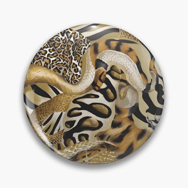 Item preview, Wild Harmony: Exotic Animal Collage Pattern designed and sold by RkskArt.