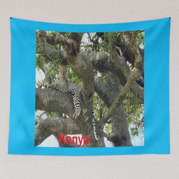 Item preview, Majestic Leopard in Mara National Reserve in Kenya designed and sold by annenambiro.
