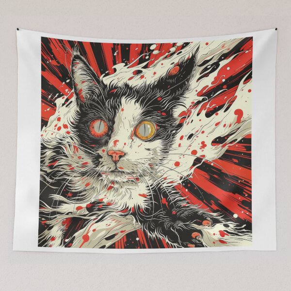 Item preview, Cat with playful paws designed and sold by wolfgangrainer.