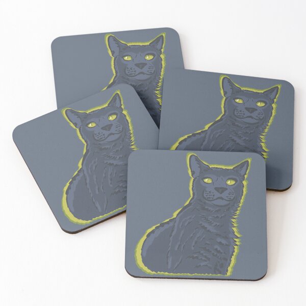 Item preview,  Grey and Lime Feline designed and sold by Old Water Cryptid .