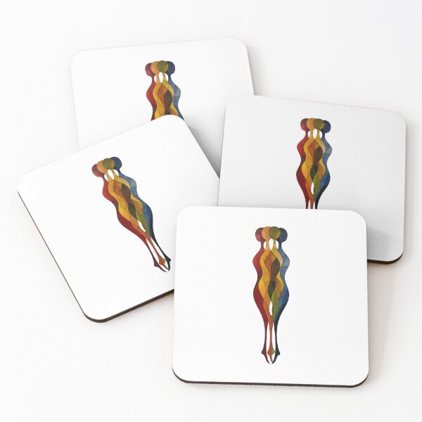 Item preview, Abstract Colorful Human Silhouettes designed and sold by MyDearWorld.