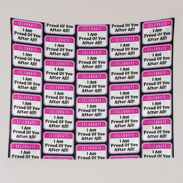 Item preview, CELEBRATE:  I Am Proud Of You After All! - funny celebration signs designed and sold by DesignsFromTW-S.