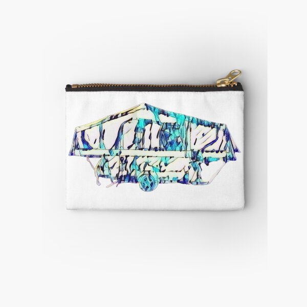 Item preview, Blue and White Folding Caravan designed and sold by BeccaAelishe.