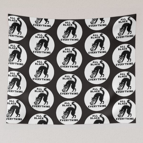 Item preview, all black everything Black Cat Unlucky 13 - black coffee designed and sold by PIXEL POP DESIGNS - Beyond the Norm!.
