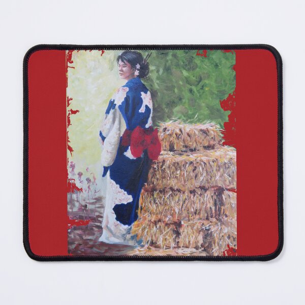 Item preview, Lady in blue Kimono designed and sold by CamphuijsenArt.