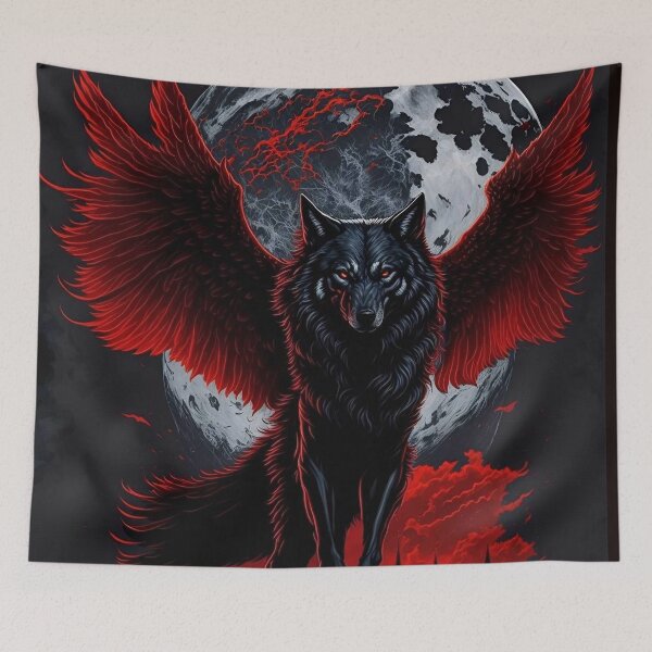 Item preview, Winged Wolf designed and sold by Jurand  Creations.