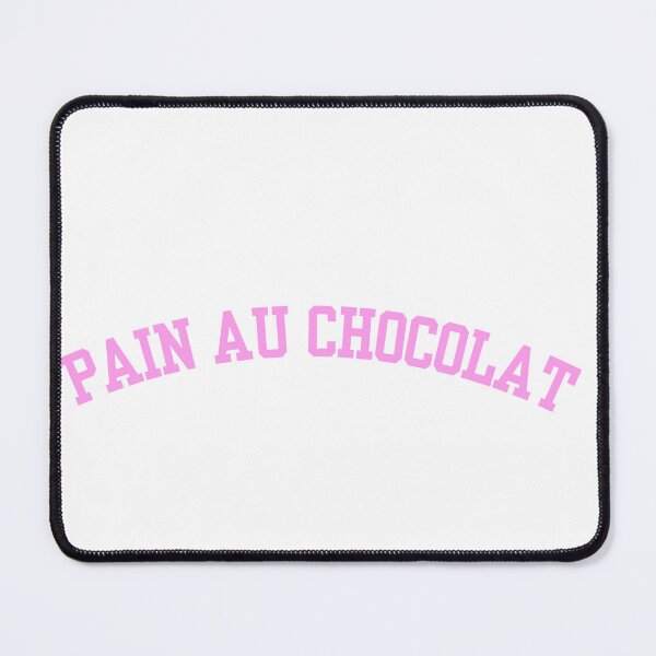 Item preview, Pain Au Chocolat pink collegiate print designed and sold by Nicklambert.