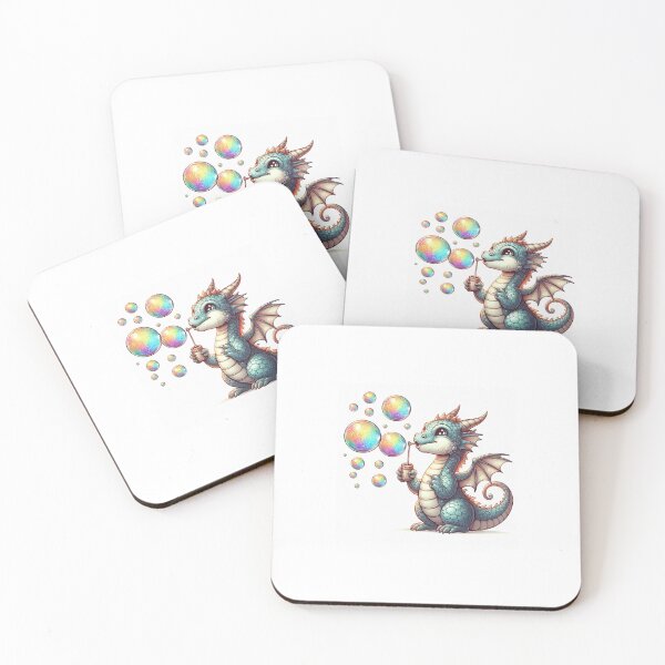 Item preview, Bubble-Blowing Dragon Sticker designed and sold by Shaany.