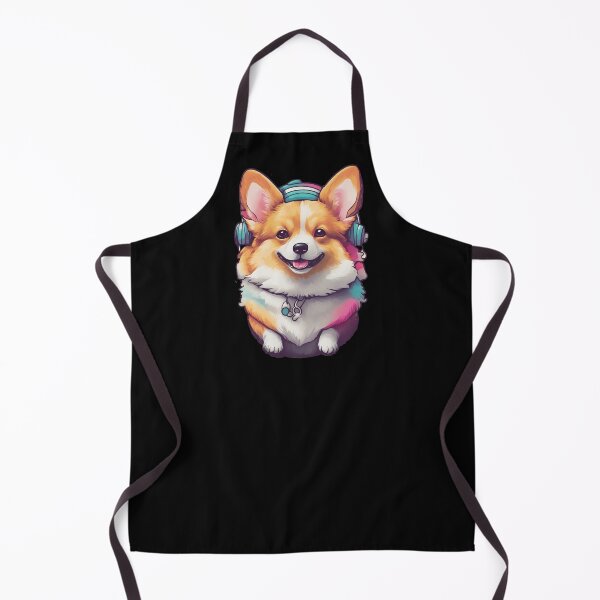 Item preview, corgi on headphones designed and sold by jkrphoto.