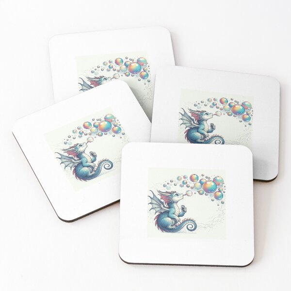 Item preview, Bubble-Blowing Dragon Sticker designed and sold by Shaany.
