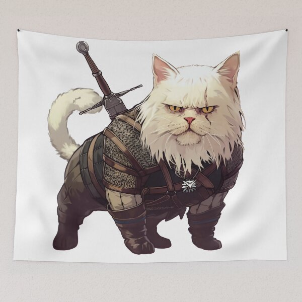 Item preview, Geralt Cat designed and sold by SchellStation.