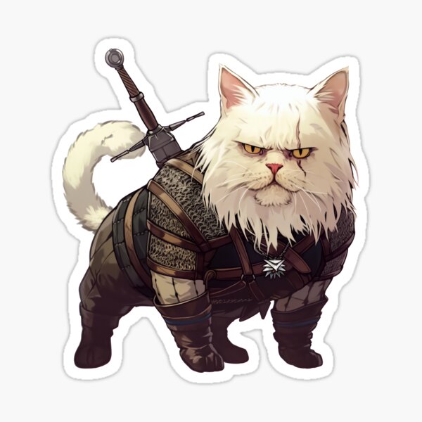 Item preview, Geralt Cat designed and sold by SchellStation.