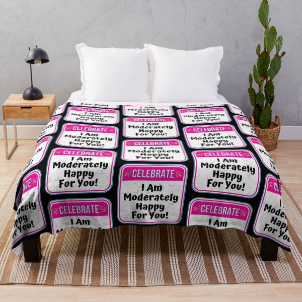 Item preview, CELEBRATE:  I Am Moderately Happy For You! - funny celebration signs designed and sold by DesignsFromTW-S.