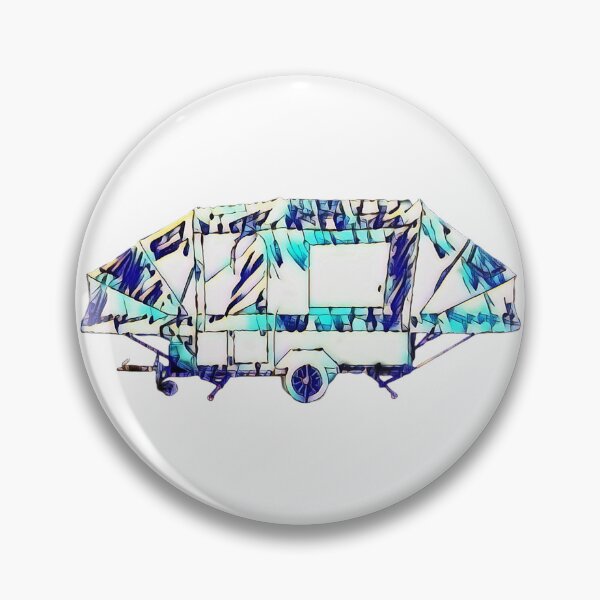Item preview, Blue Trailer Tent designed and sold by BeccaAelishe.