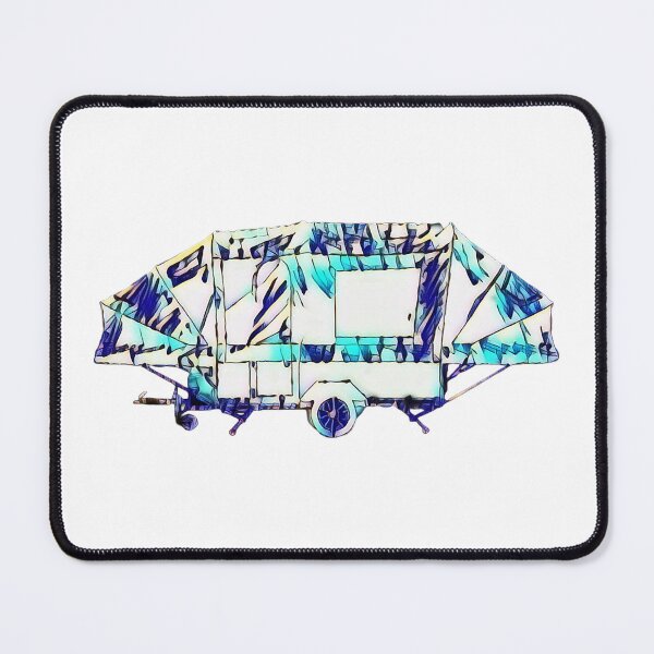 Item preview, Blue Trailer Tent designed and sold by BeccaAelishe.