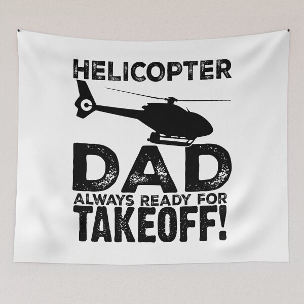 Item preview, Helicopter Dad Always Ready For Takeoff Funny Helicopter  designed and sold by Smix Pixels.