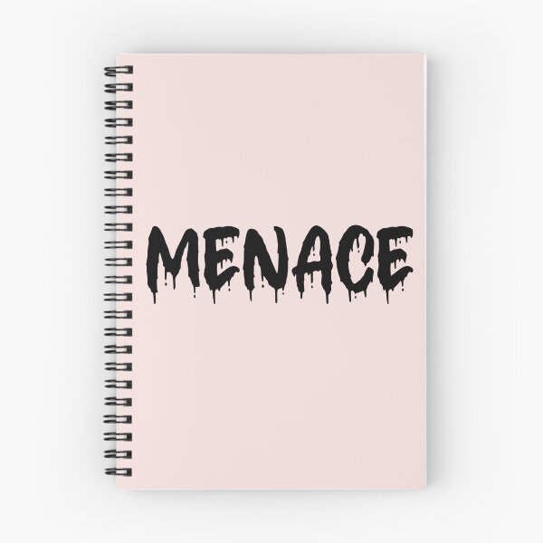Item preview, BLACK ON PINK MENACE BLOOD DRIP designed and sold by RomeArtCo.