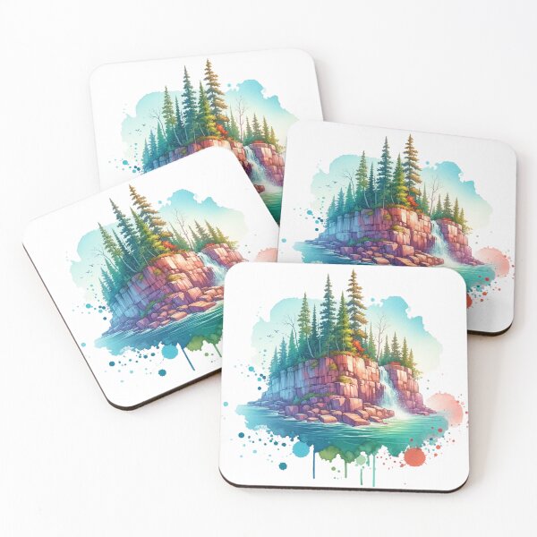 Item preview, Watercolor Voyageurs National Park designed and sold by Ginngers.