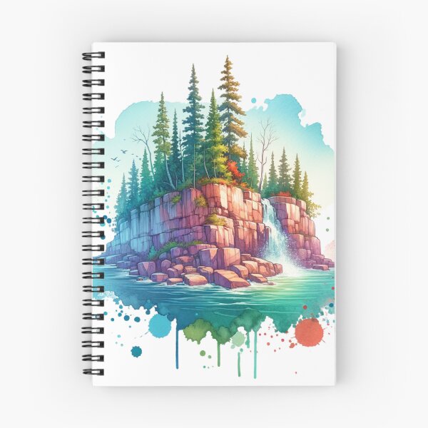 Item preview, Watercolor Voyageurs National Park designed and sold by Ginngers.