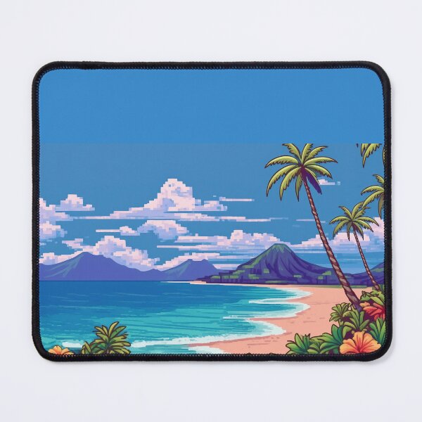 Item preview, Island Pixel Art Beautiful Landscape designed and sold by ilomuilo.