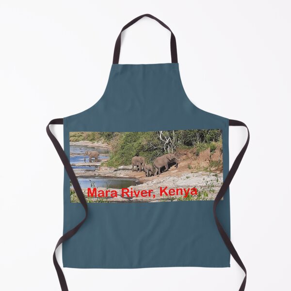 Item preview, Herd of Elephants crossing the Mara River in Kenya designed and sold by annenambiro.