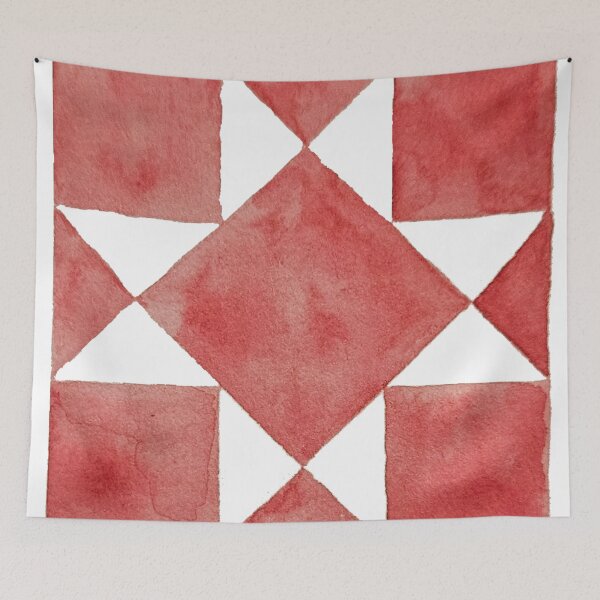 Item preview, Watercolor Quilt Square designed and sold by charliehendr.