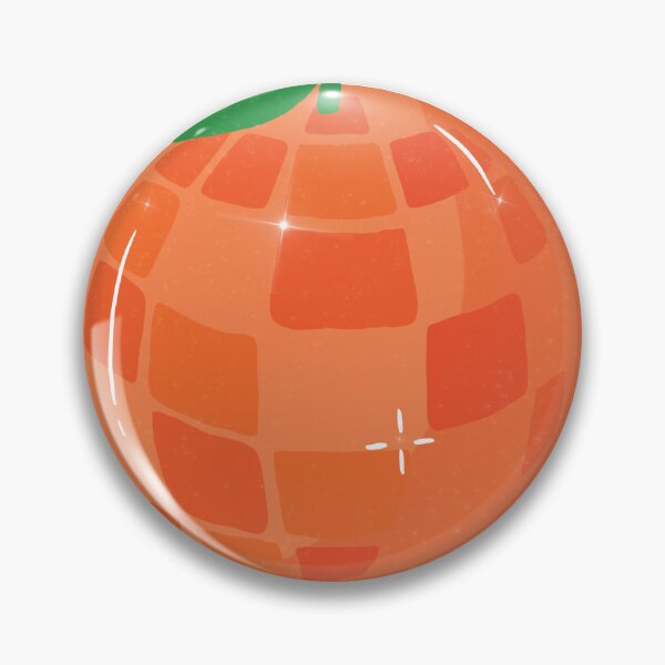 Item preview, Orange disco ball designed and sold by Graphicambre.