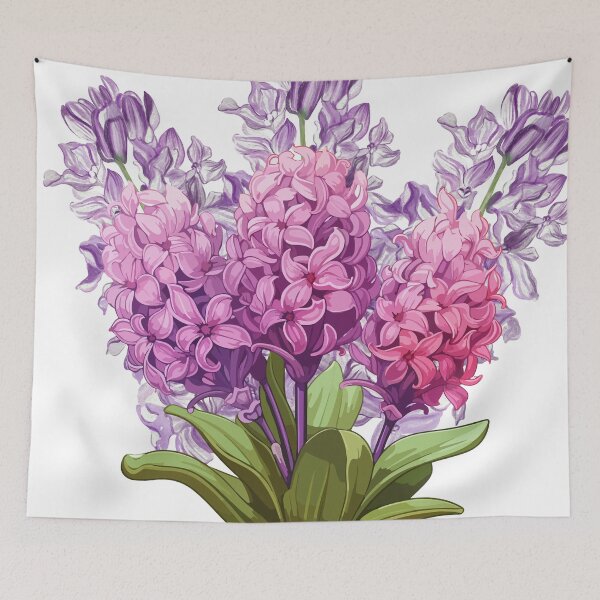 Item preview, hyacinth flowers lovers designed and sold by Yeyishop.
