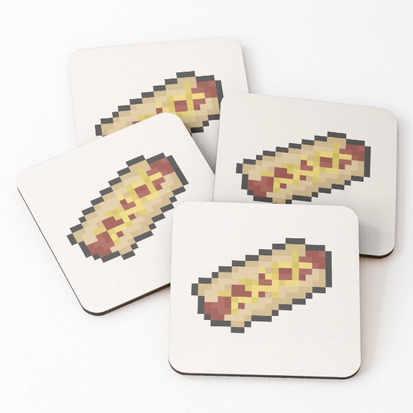 Item preview, hotdog pixel art designed and sold by helixter.