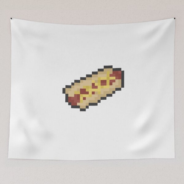 Item preview, hotdog pixel art designed and sold by helixter.