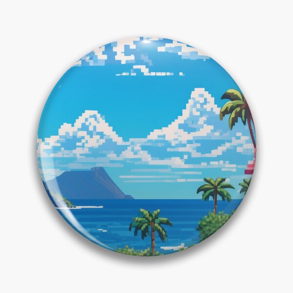 Item preview, Island Pixel Art Beautiful Landscape vol.2 designed and sold by ilomuilo.