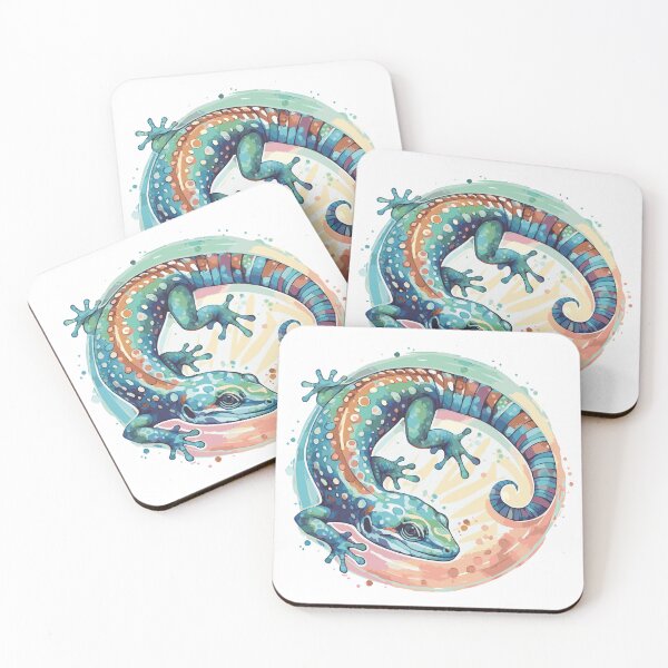 Item preview, Gecko Lizard Watercolor designed and sold by heartsake.