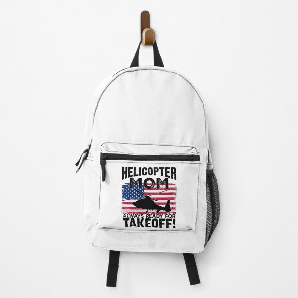 Item preview, USA Flag Helicopter Mom Always Ready For Takeoff Funny Helicopter designed and sold by Smix Pixels.