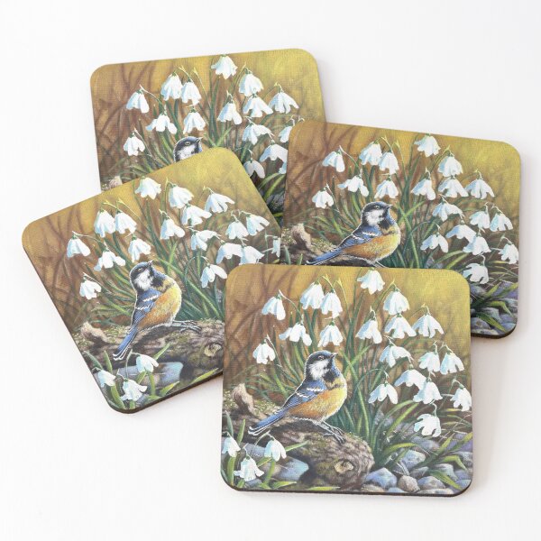 Item preview, The First Snowdrops designed and sold by SuzyBrooksArt.