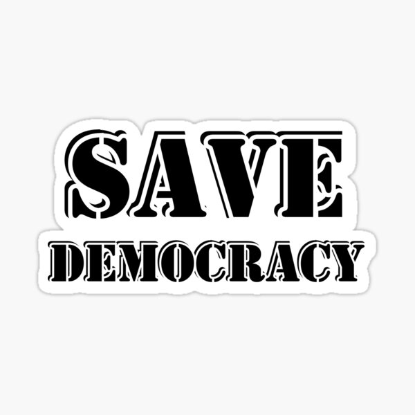 Artikel-Vorschau von Rettet die Demokratie, designt und verkauft von Inspirationmotivation.
