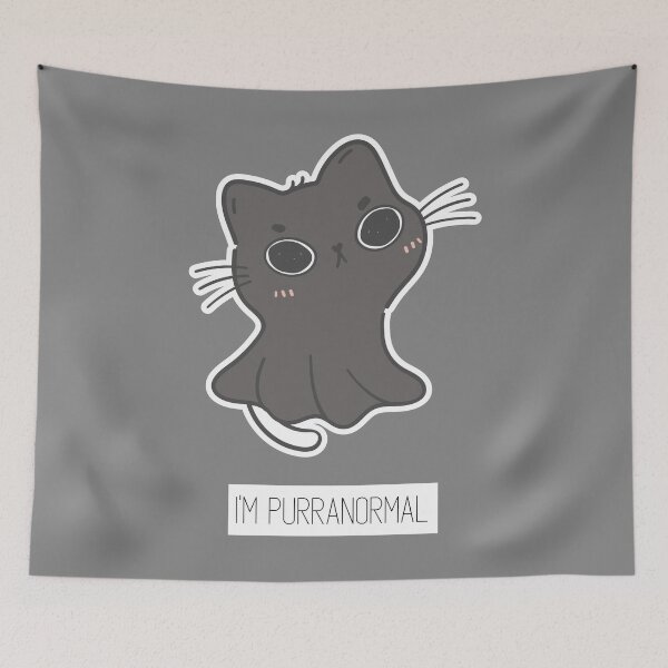 Item preview, I'm Purranormal #CatGifts #CatLady #CatMom #CatDad #CatLife designed and sold by Anna Halasek.