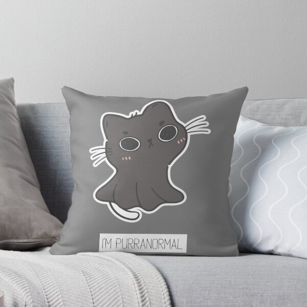 Item preview, I'm Purranormal #CatGifts #CatLady #CatMom #CatDad #CatLife designed and sold by Anna Halasek.