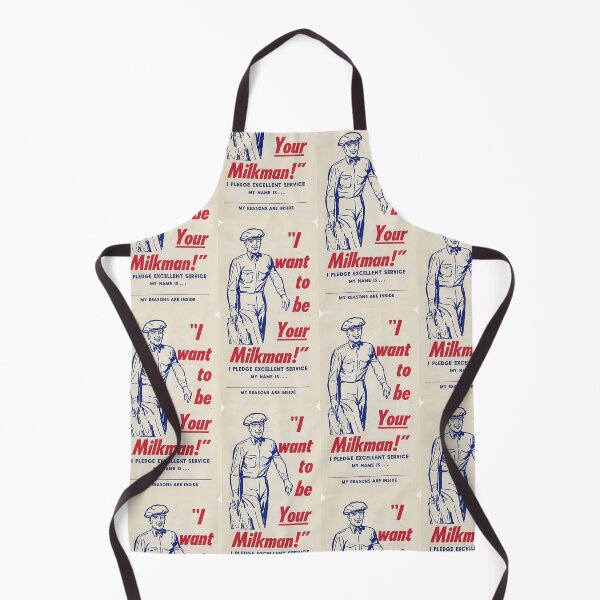 Item preview, I want to be your milkman vintage ad 1950s leave behind designed and sold by PIXEL POP DESIGNS - Beyond the Norm!.