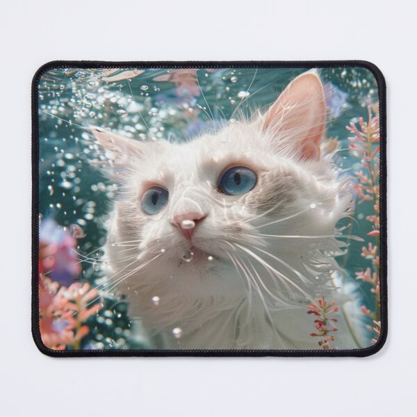 Item preview, Underwater cat serenity designed and sold by YayaPrintable.