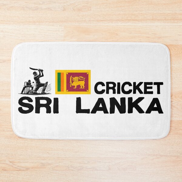 Item preview, Sri Lanka Cricket Batsman And Flag designed and sold by SportsT-Shirts.