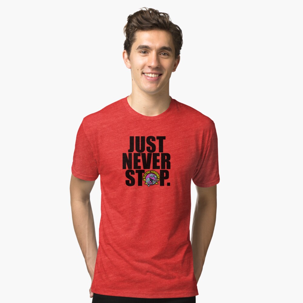 electric horsemen just never stop Tri-blend T-Shirt