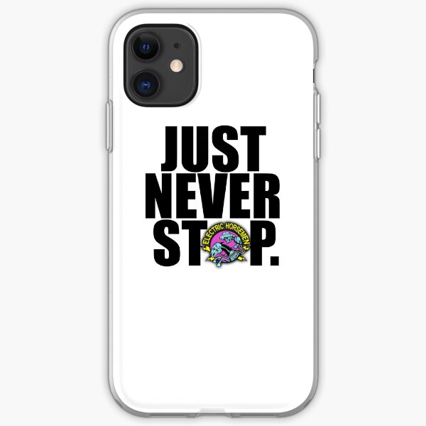 electric horsemen just never stop iPhone Soft Case