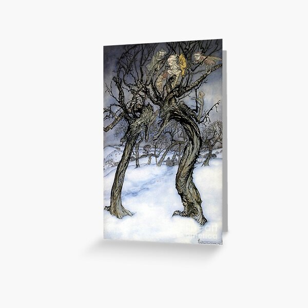 Item preview, Whispering Trees - Arthur Rackham designed and sold by forgottenbeauty.