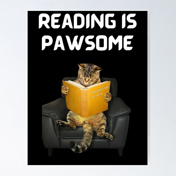 Item preview, Purrfectly Hilarious Reading designed and sold by CraftyrCreator.