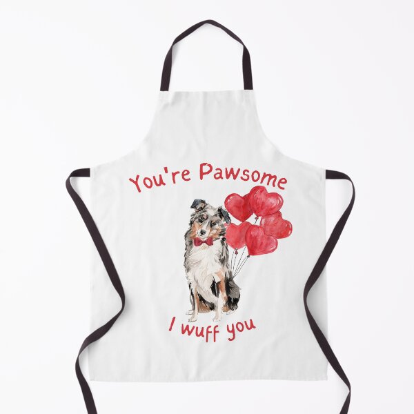Item preview, Australian Shepherd Dog My Valentine designed and sold by beastieboutique.