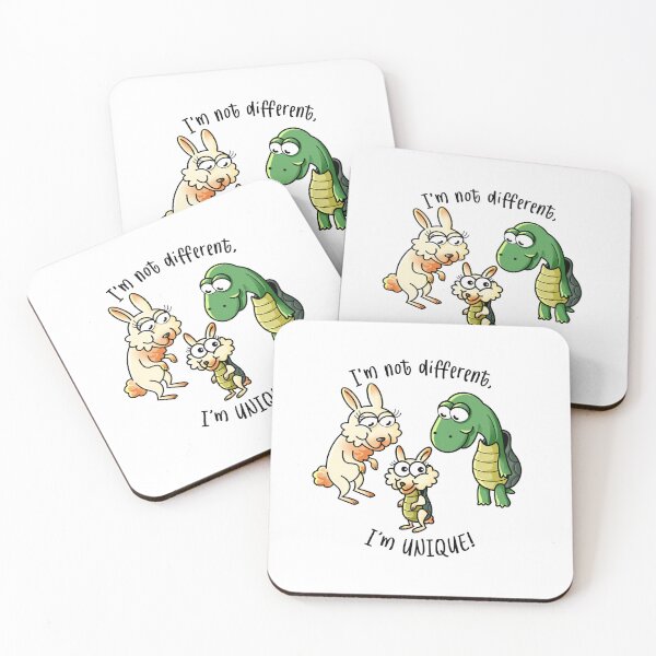 Item preview, A happy family of animals including a turtle, a rabbit and their child! designed and sold by BaldandBold.