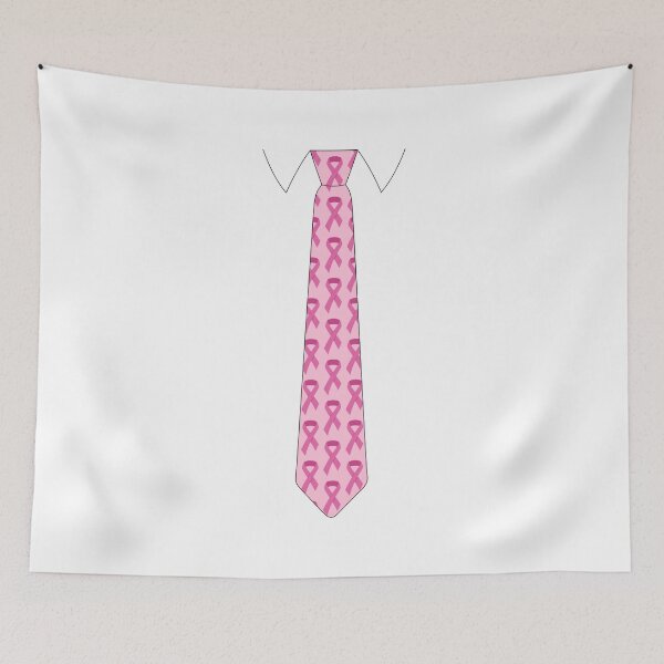 Item preview, Pink Ribbon Tie Ties designed and sold by Waltzingdear.