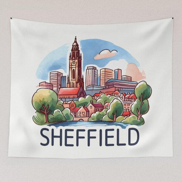Item preview, Sheffield England UK designed and sold by WanderlustCoCo.