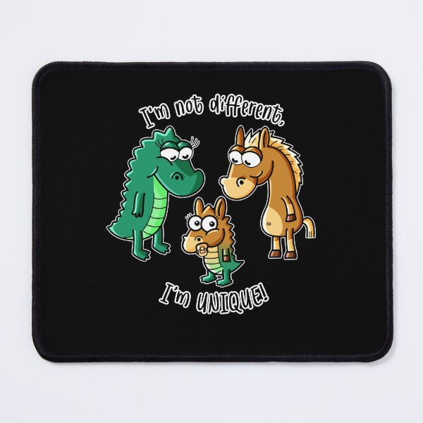 Item preview, A happy family of animals including a crocodile, a horse and their child! designed and sold by BaldandBold.
